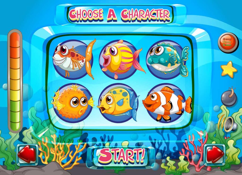 Choose a fishing game