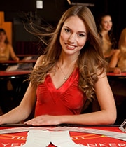 Live Three Card Poker Dealer