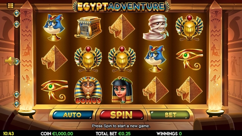 Egyptian Adventure Slots